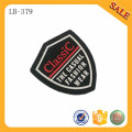 LB379 High quality 3d silicone clothing label,custom silicone logo label wholesale